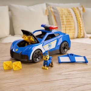 PATRULA CATELUSILOR CAUTA SI SALVEAZA SET MASINUTA DE SALVARE CU LUMINI SI SUNETE CRUISER SI FIGURINA CHASE - Img 9