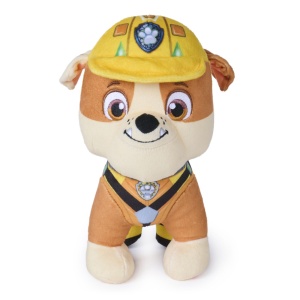 PATRULA CATELUSILOR FILMUL CU DINOZAURI PUP PALS FIGURINA DE PLUS RUBBLE - Img 3