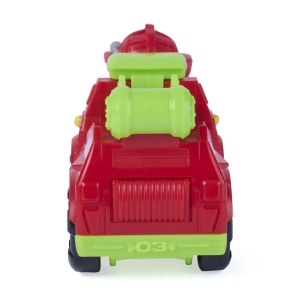 PATRULA CATELUSILOR FILMUL CU DINOZAURI PUP SQUAD RACERS VEHICUL CU FIGURINA MARSHALL 6.5CM - Img 5