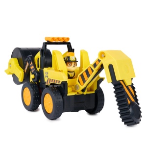 PATRULA CATELUSILOR RUBBLE SI ECHIPA VEHICUL BULDOZER CU MOTOR DUBLU - Img 10