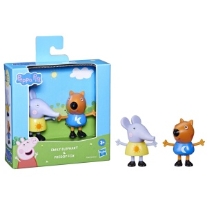 PEPPA PIG PRIETENI BUNI SET 2 FIGURINE ELEFANTUL EMILY SI VULPITA FREDDY - Img 3