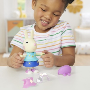 PEPPA PIG SET FIGURINA SI ACCESORII VESTIMENTARE IEPURASUL REBECCA 15CM - Img 3