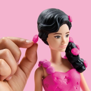 PLAY DOH BARBIE SET CREATII VESTIMENTARE PIETRE PRETIOASE SI PANGLICI - Img 10