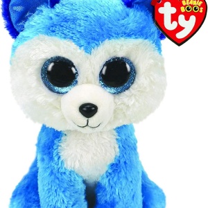 PLUS TY 24CM CATEL HUSKY ALBASTRU