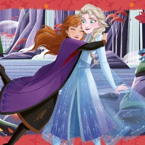 PUZZLE DISNEY FROZEN 4X100 - Img 7