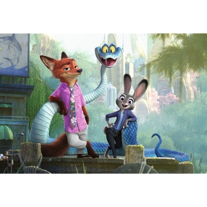 PUZZLE TREFL 100 DISNEY ZOOTROPOLIS SECRETELE ZOOTOPIA - Img 2