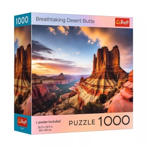 Puzzle Trefl 1000 piese, Sua Parcul National Zion, Poster Inclus