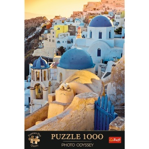 PUZZLE TREFL 1000 PREMIUM PLUS PHOTO ODYSSEY SANTORINI - Img 3