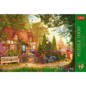 PUZZLE TREFL 1000 PREMIUM PLUS TEA TIME CABANA CU STUF - Img 3