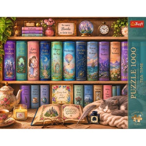 PUZZLE TREFL 1000 PREMIUM PLUS TEA TIME POVESTI ROMANTICE - Img 3
