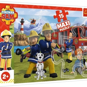 PUZZLE TREFL 15 MAXI POMPIERUL SAM IN ACTIUNE