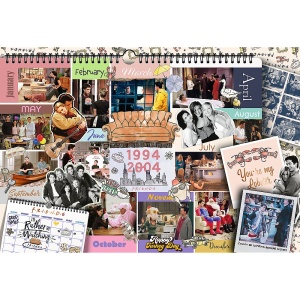 PUZZLE TREFL 1500 FRIENDS PAGINI DIN CALENDAR - Img 2