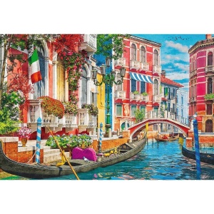PUZZLE TREFL 1500 O DUPA AMIAZA DE VARA IN VENETIA - Img 2