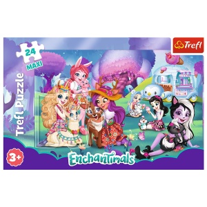 PUZZLE TREFL 24 MAXI FAMILIA ENCHANTIMALS - Img 3