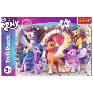 PUZZLE TREFL 24 MAXI MY LITTLE PONY - BUCURIA PONEILOR - Img 3