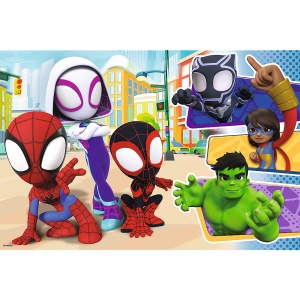 PUZZLE TREFL 24 MAXI SPIDEY SI PRIETENII LUI EXTRAORDINARI - Img 2