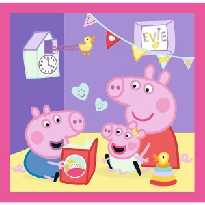 PUZZLE TREFL 3IN1 PEPPA PIG SI PRIETENII - Img 3