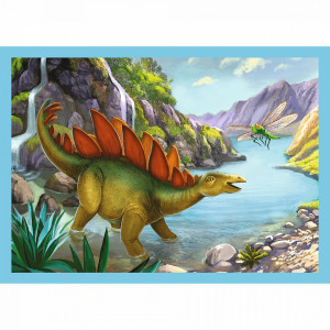 Puzzle Trefl 4 in 1 - Dinozauri Unici, 12/15/20/24 piese - Img 3