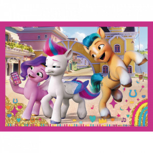 Puzzle Trefl 4 in 1 - My Little Pony, Poneii colorati, 35/48/54/70 piese - Img 4