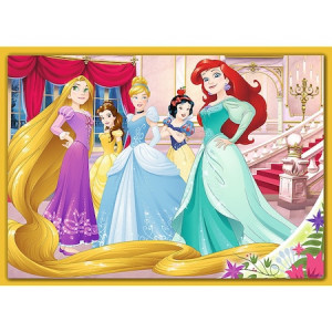Puzzle Trefl 4in1 Disney Princess - Ziua Fericita 207 piese - Img 2
