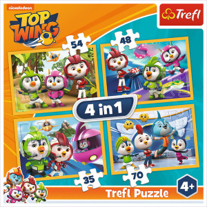 PUZZLE TREFL 4IN1 ECHIPA TOP WING IN ACTIUNE - Img 2