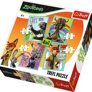 PUZZLE TREFL 4IN1 PORTRETE