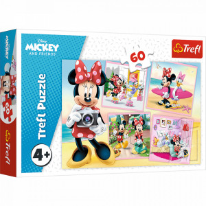 Puzzle Trefl 60piese - Minunata Minnie - Img 1
