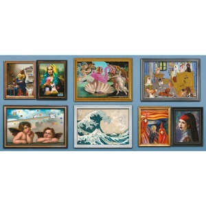 PUZZLE TREFL UFT 9000 COLECTIE DE ARTA - Img 2