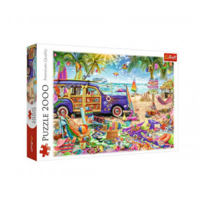 Puzzle Trefl - Vacanta Tropicala, 2000 piese - Img 3