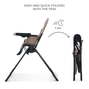 SCAUN DE MASA KINDERKRAFT BINCI, BEIGE - Img 3