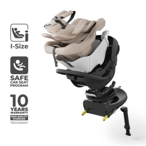 SCOICA AUTO KINDERKRAFT I-LITE CU BAZA ENDURA SAFE FX BEIGE - Img 5