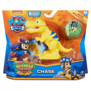 Set 2 figurine Paw Patrol Dino Rescue, Chase si Tyrannosaurus Rex - Img 1