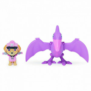 Set 2 figurine Paw Patrol Dino Rescue, Skye si Pterodactyl - Img 4