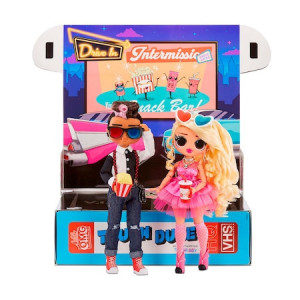 Set 2 papusi L.O.L. SURPRISE! O.M.G. Movie Magic - Tough Dude& Pink Chick - Img 3