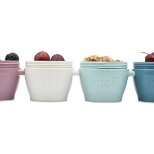 SET 4 RECIPIENTE SILICON SNAP&GO, MELII LUXE, 4*118 ML - Img 2