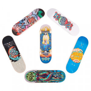 mini placi skateboard, Tech Deck, santa cruz