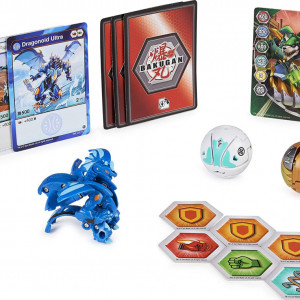 Set Bakugan Geogan Rising, Starter Pack - Dragonoid Ultra,Falcron,Ferascal - Img 2