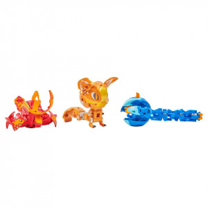Set Bakugan Geogan Rising, Starter Pack - Ferascal Ultra, Crustillion si Oxidox - Img 4