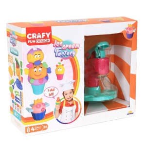 Set creativ de modelare, Crafy, Fabrica de inghetata, 29 piese