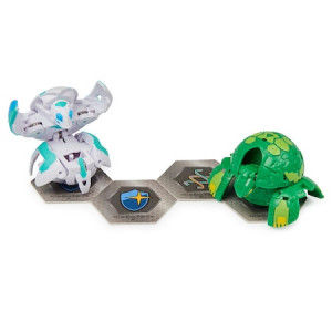 Set de joaca Bakugan - Baku-tin, Auriu Turtonium si Vicerox - Img 3