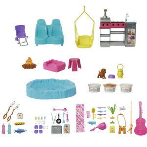 Set de Joaca Barbie Estate, Rulota cu Accesorii si Detalii Realiste - Img 8