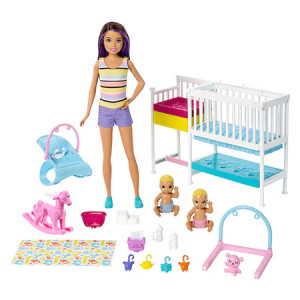 Set de joaca Barbie Skipper Babysitter si Camera de copii - Img 4