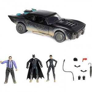 Set de Joaca Batman The Movie, Batmobil si 3 Figurine si 8 accesorii - Img 3