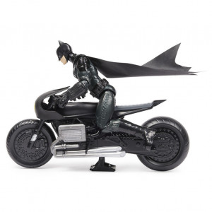 Set de Joaca Batman The Movie, Figurina Batman si Motocicleta, 30cm - Img 4