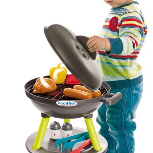 Set de joacă grătar cu accesorii, Ecoiffier, multicolor, 49x36x16cm  - Img 4