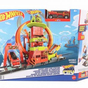 Set de Joaca Hot Wheels City, Statie de Pompieri - Img 2