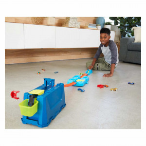 Set de Joaca Hot Wheels, Pista de Masini Truck Builder Stunt Crash - Img 6