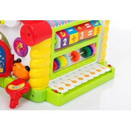 Set de joaca pentru copii MalPlay, Casuta cu forme, pian, lumini si sunete - Img 5