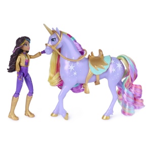 Set de joacă Spin Master Unicorn Academy, figurine detaliate și accesorii, multicolor, 25.40x40.64x7.62cm - Img 9