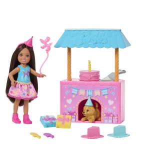 Set de Papusi Barbie Family and Friends, Chelsea, multicolor, 24x30.5x6.5cm - Img 5